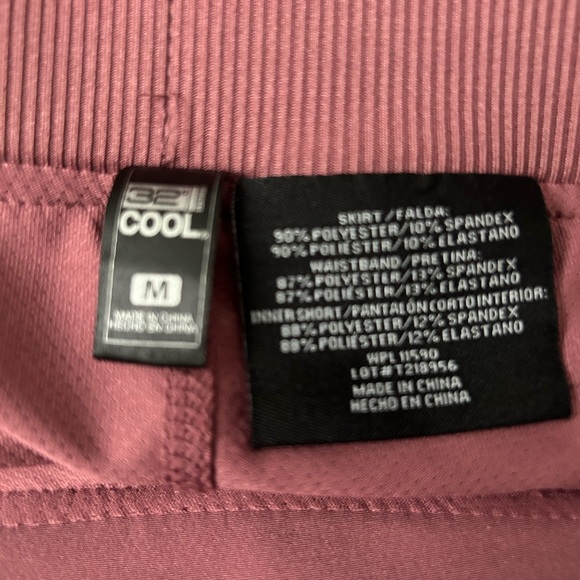 Pink 32 degrees cool skort size medium - Picture 3 of 5